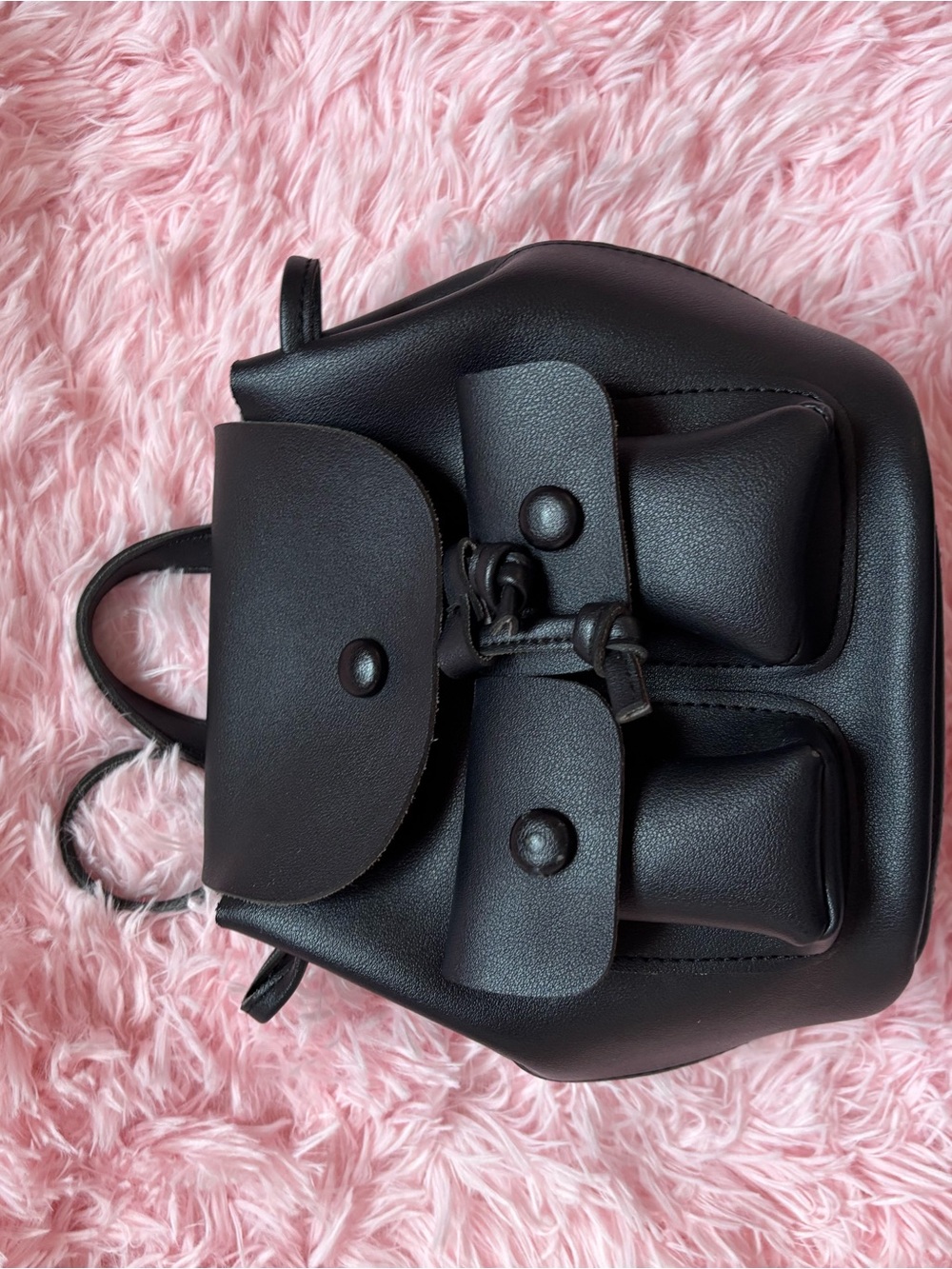 FREE WITH BUNDLE Black Mini Backpack Bag - Stylish Everyday Women’s Backpack